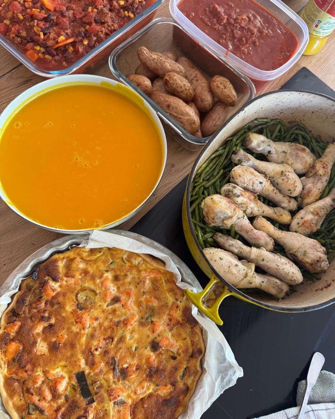 Repas maison préparés par Cook'ala, prêts pour la semaine