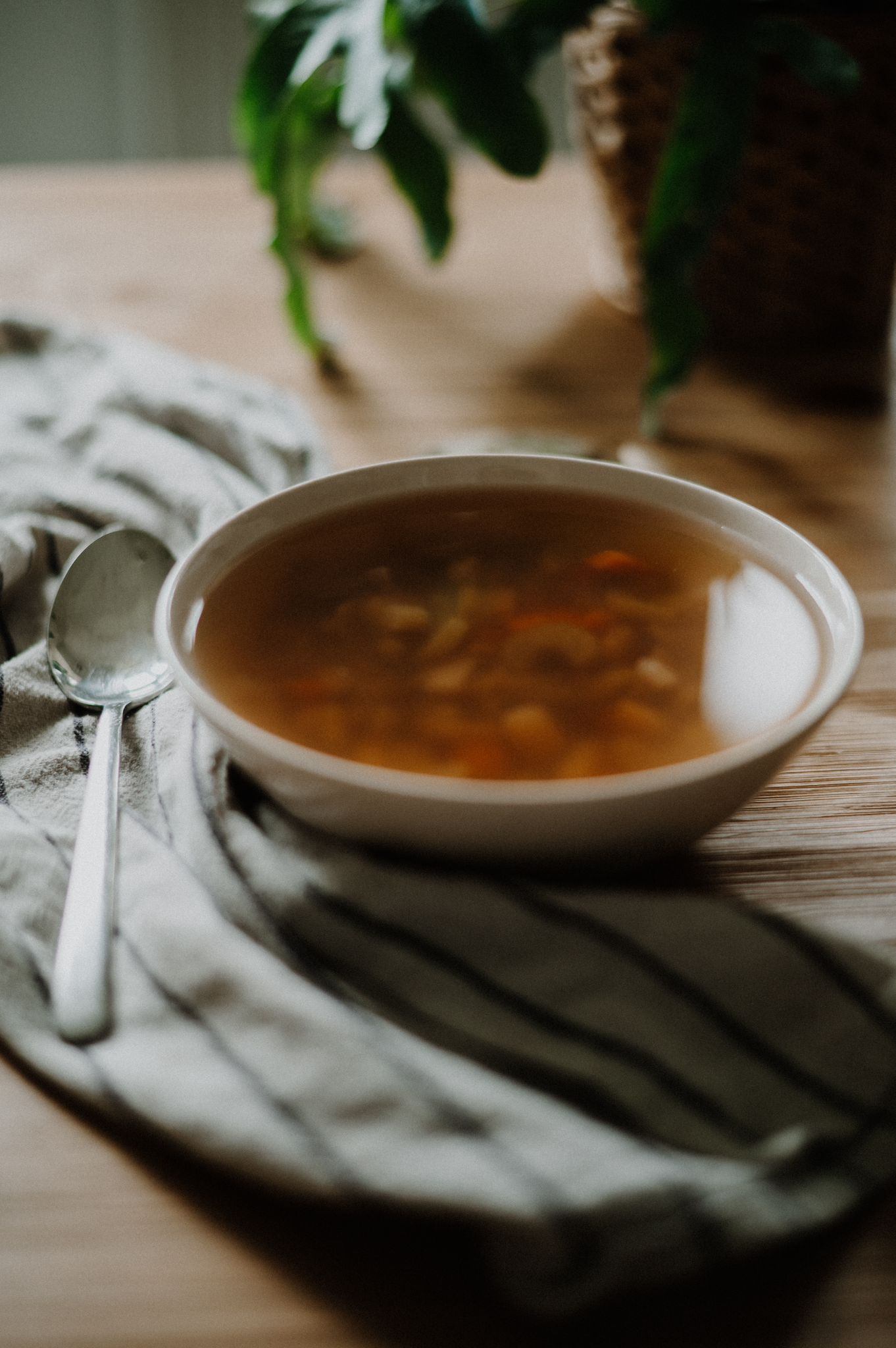 Bouillon de poule réconfortant maison