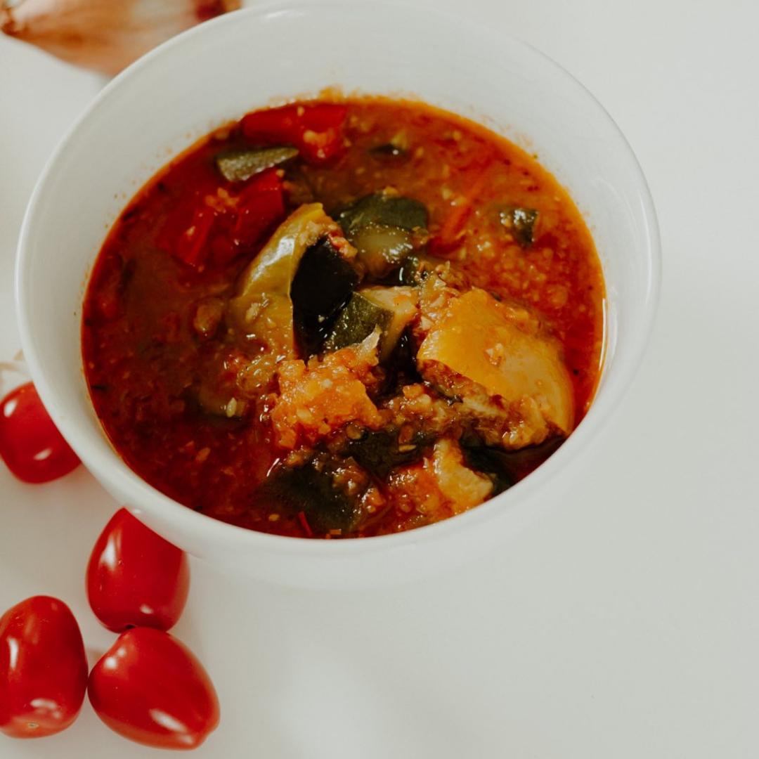 Ratatouille de légumes frais préparée par Cook'ala